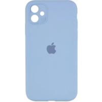 Чохол Silicone Case Square Full+Camera iPhone 11 блакитний (blue)
