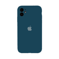 Чохол Silicone Case Square Full+Camera iPhone 11 темно-синій (cosmos blue)