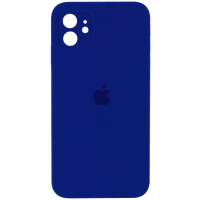 Чехол Silicone Case Square Full+Camera iPhone 11 синий (blue cobalt)
