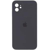 Чохол Silicone Case Square Full+Camera iPhone 11 темно-сірий (Dark grey)