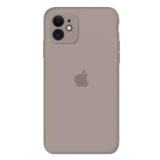 Чехол Silicone Case Square Full+Camera iPhone 11 серый (Pebble)