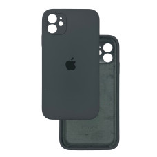 Чехол Silicone Case Square Full+Camera iPhone 11 серый (Stone)