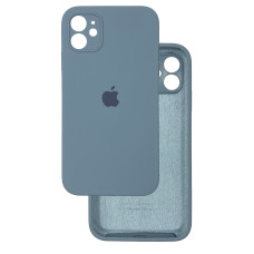 Чехол Silicone Case Square Full+Camera iPhone 11 серый (Lavender)