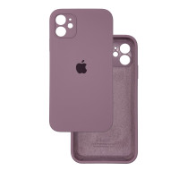 Чохол Silicone Case Square Full+Camera iPhone 11 ліловий (Lilac Pride)