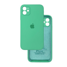 Чехол Silicone Case Square Full+Camera iPhone 11 мятный (Spearmint)