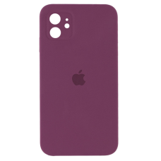 Чехол Silicone Case Square Full+Camera iPhone 11 бордовый (Maroon)