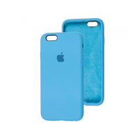 Чехол Silicone Case iPhone 6/6s голубой