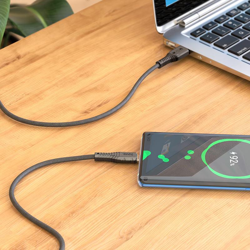 Кабель USB-Type C Hoco X67 5A 1m