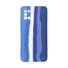Чехол Silicone Case Samsung A31 Rainbow Синий