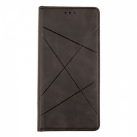 Чехол книжка Business leather Xiaomi Poco X3 Серый