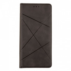 Чехол книжка Business leather Xiaomi Poco X3 Серый