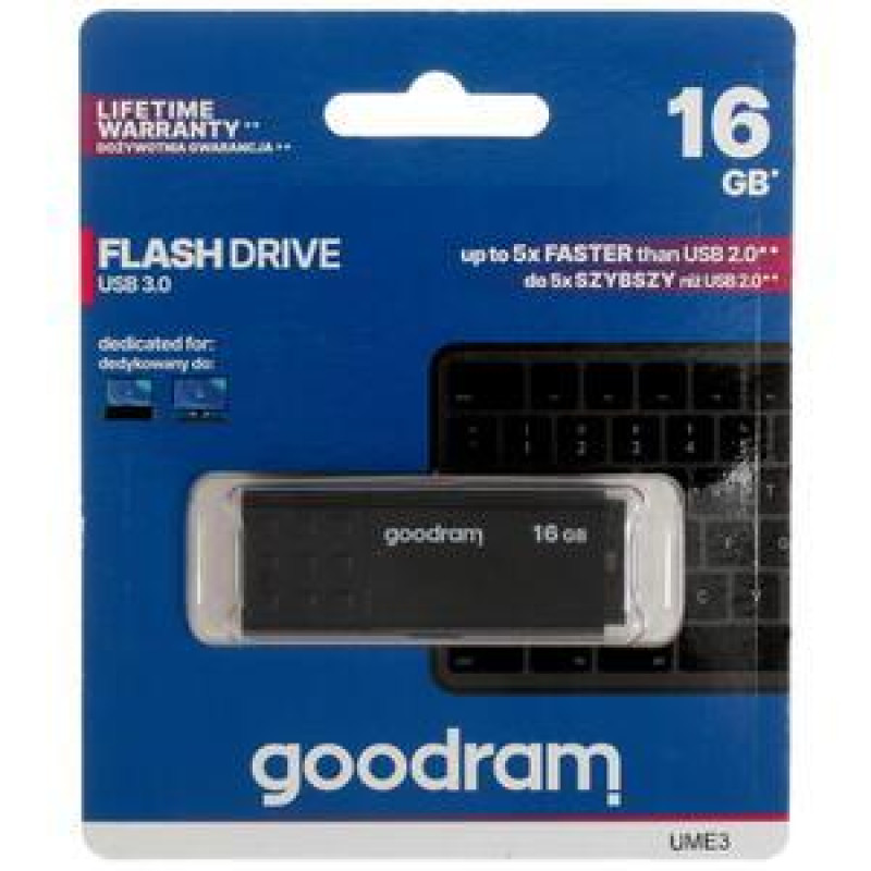 USB Flash GoodRam UME3 16Gb 3.0 чорна