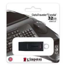 USB Flash Kingston Exodia 32Gb 3.2 черная