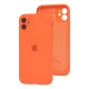 Чохол Silicone Case Square Full+Camera iPhone 11 жовтогарячий