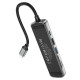 HUB USB-C Hoco HB24 HDMI+USB3.0+USB2.0+SD+TF+PD