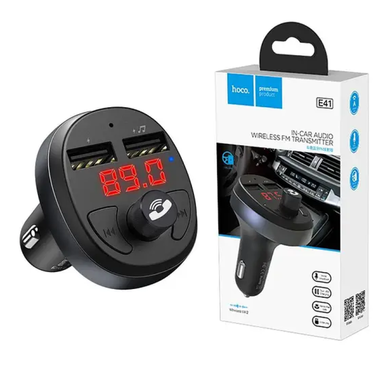 FM Модулятор Hoco E41 2USB
