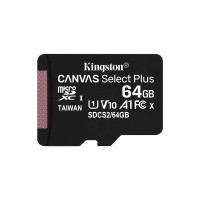 Карта памяти Micro SD Kingston 64 Gb Class 10 Canvas Select+