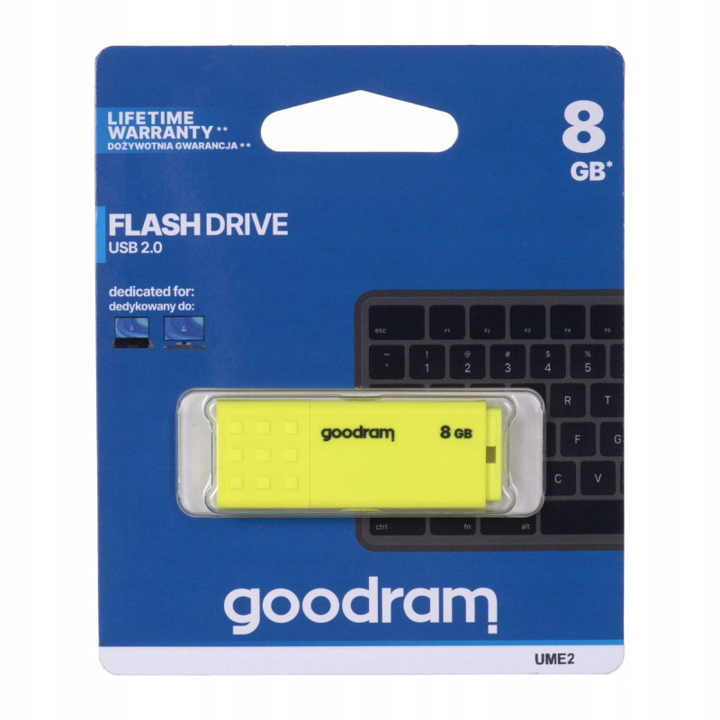 USB Flash GoodRam UME2 8Gb 2.0 Жовта