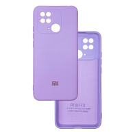 Чехол Silicone Case Xiaomi Redmi 10C / Poco C40 Сиреневый