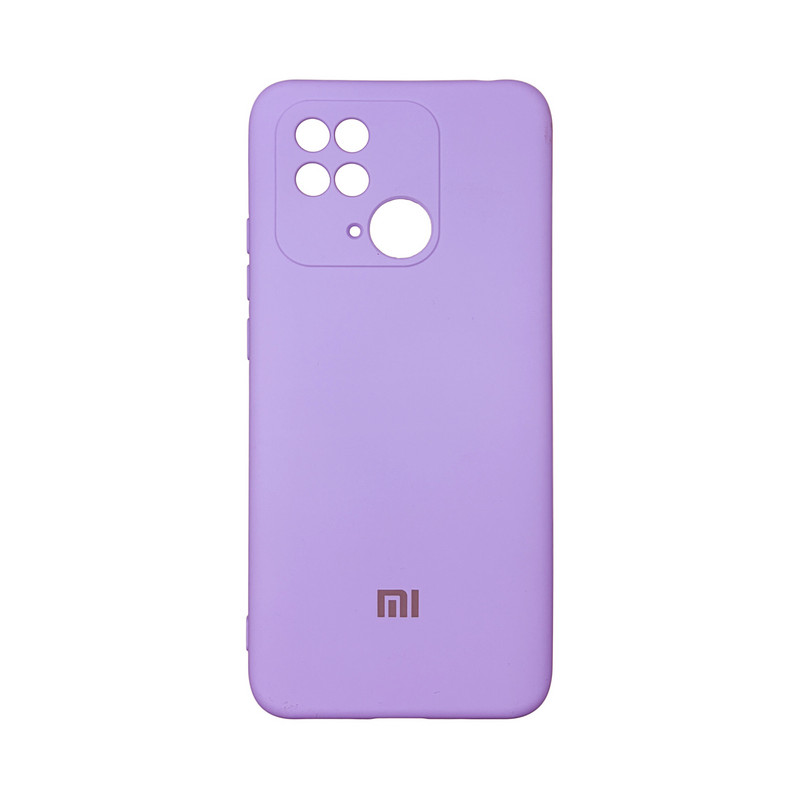 Чехол Silicone Case Xiaomi Redmi 10C / Poco C40 Сиреневый