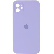 Чехол Silicone Case Square Full+Camera iPhone 11 сиреневый (Dasheen)
