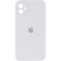 Чохол Silicone Case Square Full+Camera iPhone 11 белый (White)