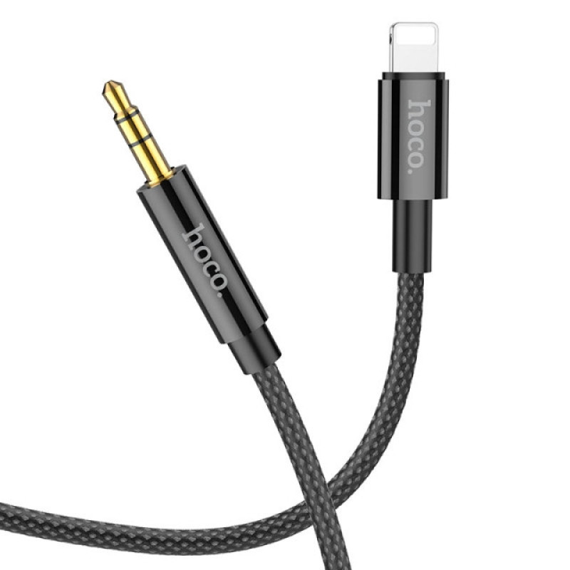 Кабель AUX Lightning-3.5 Hoco UPA19 1m