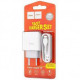 Зарядное устройство Hoco C72A +type C white