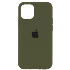 Чохол Silicone Case iPhone 14 Plus / 15 Plus Зелений (Dark Olive)