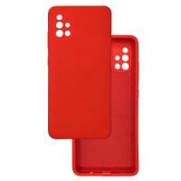 Чохол накладка Silicone Cover Soft Touch ЗК Samsung A51 Червоний