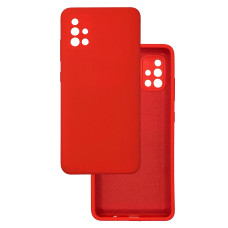 Чохол накладка Silicone Cover Soft Touch ЗК Samsung A51 Червоний