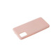 Чохол накладка Silicone Cover Soft Touch ОК Samsung A51 Пудра