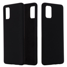 Чохол накладка Silicone Cover Soft Touch ОК Samsung A51 Чорний