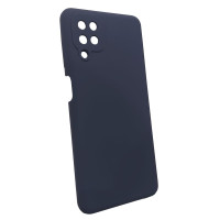 Чохол накладка Silicone Cover Soft Touch ЗК Samsung A12 Темно-синій