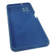 Чохол накладка Silicone Cover Soft Touch ЗК Samsung A12 Синій