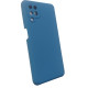 Чохол накладка Silicone Cover Soft Touch ЗК Samsung A12 Синій