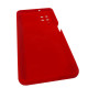 Чехол накладка Silicone Cover Soft Touch ЗК Samsung A12 Красный