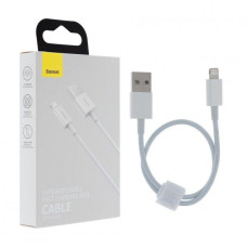 Кабель USB-Lightning Baseus Superior 2.4A 0.25m белый