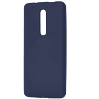 Чехол накладка Silicone Cover Soft Touch ОК Xiaomi Redmi K20 / 20 pro / Mi9t темно-синий