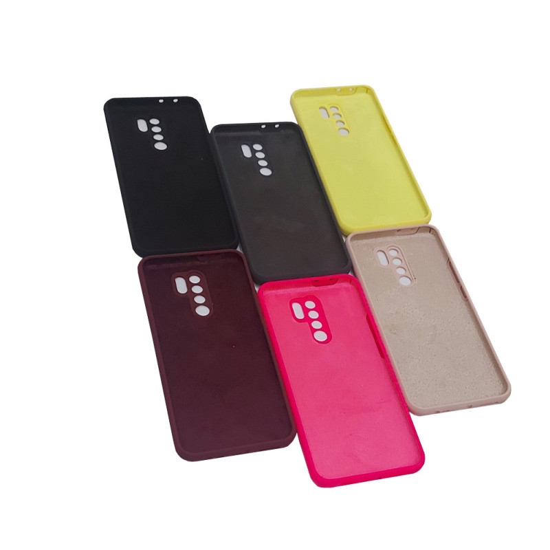 Чохол накладка Silicone Cover Soft Touch ЗК Xiaomi Redmi 9 Бордовий