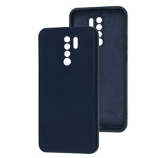 Чохол накладка Silicone Cover Soft Touch ЗК Xiaomi Redmi 9 Темно-синій