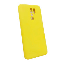 Чехол накладка Silicone Cover Soft Touch ЗК Xiaomi Redmi 9 Желтый
