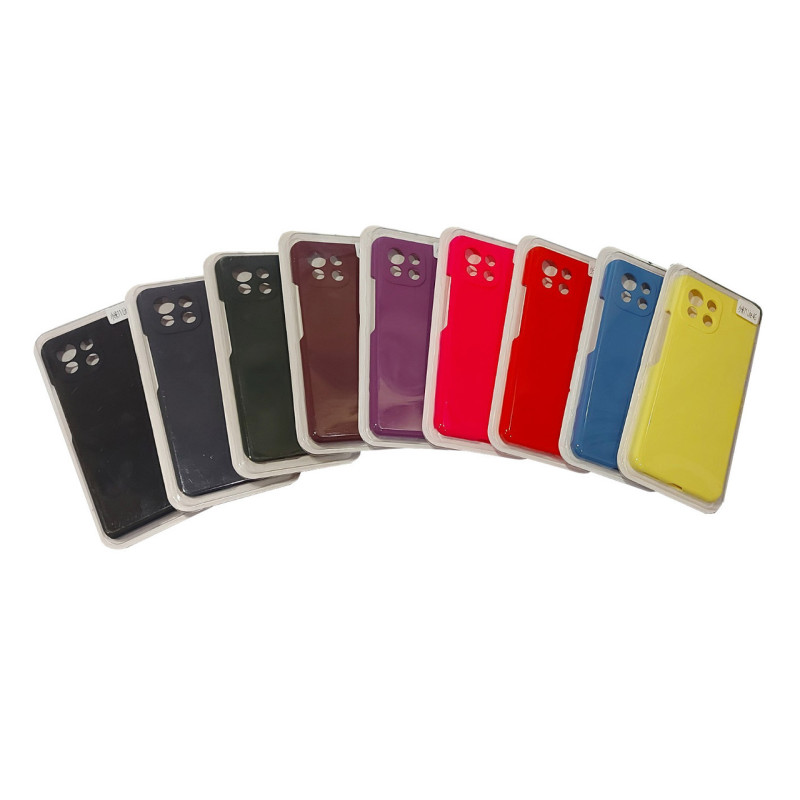 Чехол накладка Silicone Cover Soft Touch ЗК Xiaomi Mi 11 lite желтый