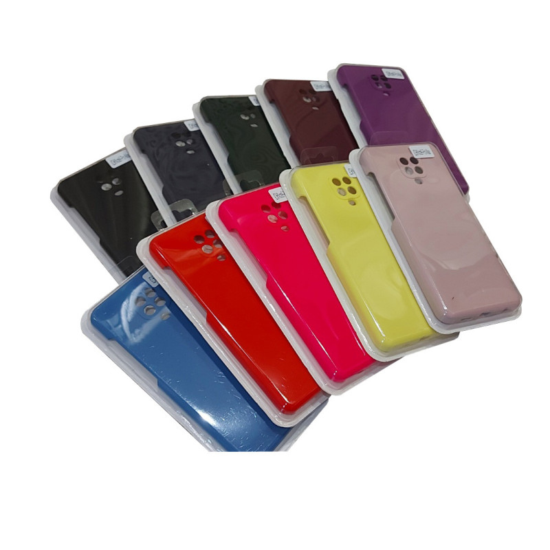 Чохол накладка Silicone Cover Soft Touch ЗК Xiaomi Redmi Note 9s/Pro/Max Синій