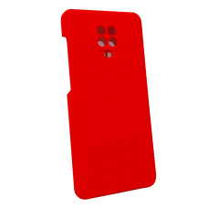 Чехол накладка Silicone Cover Soft Touch ЗК Xiaomi Redmi Note 9s/Pro/Max Красный