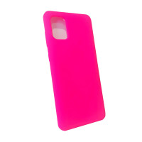 Чохол накладка Silicone Cover Soft Touch ВК Samsung A31 Фуксія