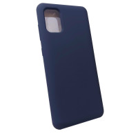 Чохол накладка Silicone Cover Soft Touch ВК Samsung A31 Темно-синій
