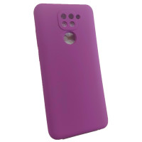 Чохол накладка Silicone Cover Soft Touch ЗК Xiaomi Redmi Note 9 Фіолетовий