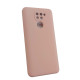 Чехол накладка Silicone Cover Soft Touch ЗК Xiaomi Redmi Note 9 Пудра