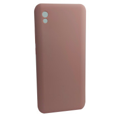 Чехол накладка Silicone Cover Soft Touch ЗК Xiaomi Redmi 9A / 9AT Пудра